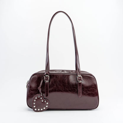 Onyx Bowler Shoulder Bag